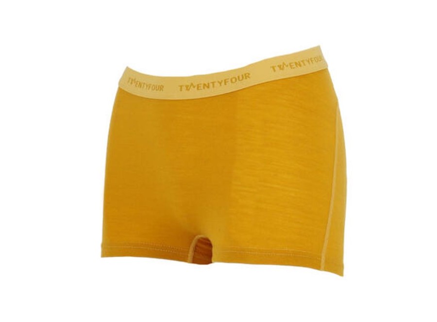 Dame Twentyfour Boxer | Isbre Merino Hipster D Mork Gul 38