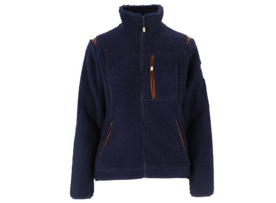 Dame Twentyfour Jakker | Finse Sherpa Fleece D Blekkbla 38