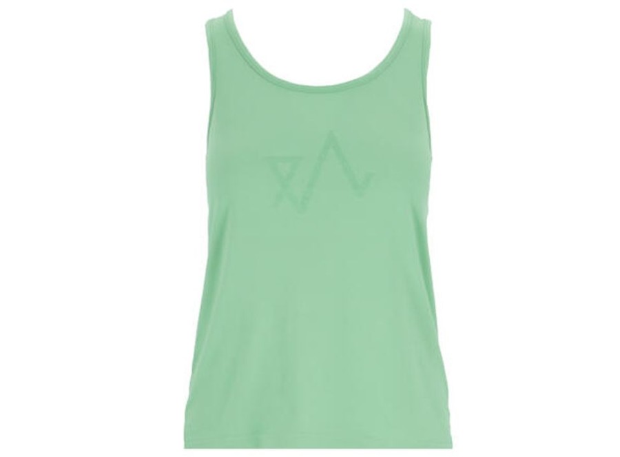 Dame Twentyfour Topper | Loen Trek Singlet D Eplegronn 36