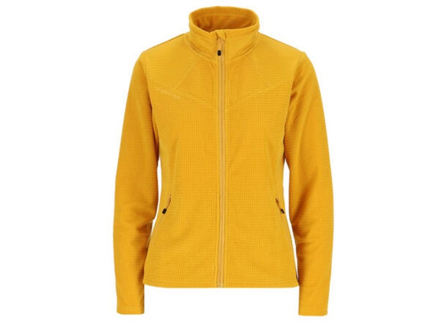 Dame Twentyfour Jakker | Isbre Lz Fleece D Mork Gul 36