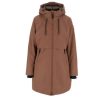 Dame Twentyfour Jakker | Mellow Vattert Parkas D Mokka 38