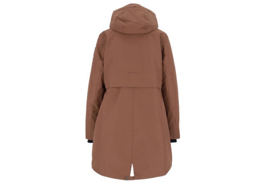 Dame Twentyfour Jakker | Mellow Vattert Parkas D Mokka 38