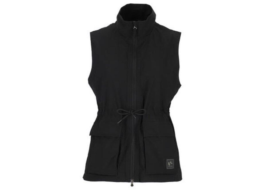 Dame Twentyfour Vest | Mode Fishermans Vest D Sort 38